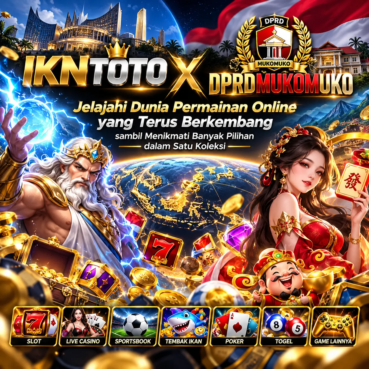 IKNTOTO x DPRDMUKOMUKO Jelajahi Dunia Permainan Online yang Terus Berkembang sambil Menikmati Banyak Pilihan dalam Satu Koleksi